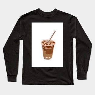 Food Vignette : Cup of Coffee Long Sleeve T-Shirt